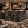 Faux Fur Cushion Black Bear | Black Fur Pillow | Black Fur Cushions
