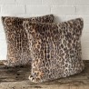Faux Fur Cushion Black Bear | Black Fur Pillow | Black Fur Cushions