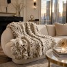 Spotted Faux Fur Throw | Spotty Fur Blanket | Dalmatiër Plaid