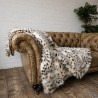 Spotted Faux Fur Throw | Spotty Fur Blanket | Dalmatiner-Decke