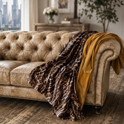 Midsummer Reversible Velvet Throw | Reversible Floral Printed Velvet Throw