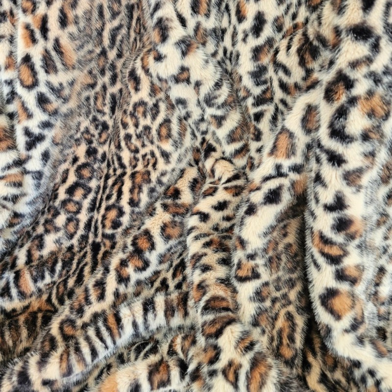 Animal Print Fur Fabric - Zimbabwe