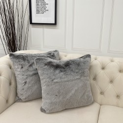 Nouvelle Coussin en Fausse Fourrure de Koala | Coussins et Oreillers en Fourrure Grise de Koala