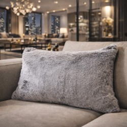 Koala Rectangular Faux Fur Cushion | Rectangular Fur Cushion Covers