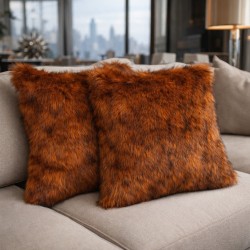 Zanzibar Fake Fur Cushions | Statement Sofa Cushions