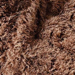 Brown Angora Faux Fur Fabric