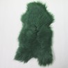 Dark Green Sheepskin Rug | Modern Green Icelandic Sheepskin
