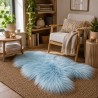 Tappeto in Pura Pelle di Pecora Avorio Bianco | Tappeto in Pelle di Pecora Islandese Bianco Naturale
