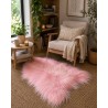 Tapis en Peau de Mouton Ivoire Blanc Pur | Tapis en Peau de Mouton Islandais Blanc Naturel