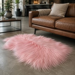 Pale Pink Sheepskin Rug | Pale Pink Icelandic Sheepskin