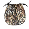 Coussins de siège en velours tropical en forme de D | Coussins de siège classiques en velours tropical