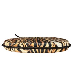 D Shaped Animal Print Seat Pads | Modern Classic D Velvet Seat Pads
