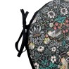 Ronde Bistro Stoelkussen Strawberry Thief Navy | Ronde Bistro Stoelkussens