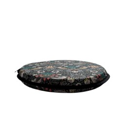 Coussin de siège rond Bistro Strawberry Thief Navy | Coussins de chaise bistro ronds