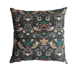 Strawberry Thief Tealwood Cushions| William Morris Scatter Cushions