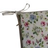 Floral Square Shaped Seat Pads | Flowery Square Shaped Chair Pads