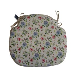 Klassische florale Spindelsitzkissen | Bunte blumige Spindelstuhlkissen
