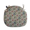 Coussin de siège à broche classique à motif floral | Coussins de chaise à broche colorés à motif fleuri