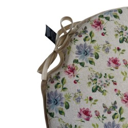 Coussin de siège à broche classique à motif floral | Coussins de chaise à broche colorés à motif fleuri