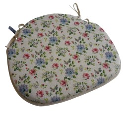 Klassische florale Spindelsitzkissen | Bunte blumige Spindelstuhlkissen