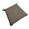 Herringbone Tapered Seat Pads| Brown Herringbone Tapered Chair Pads