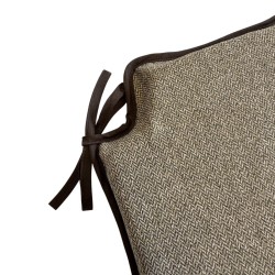 Coussin de Siège en Tapisserie de Forêt Tropicale Naturelle | Coussin de Chaise en Forme de Fuseau