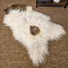 Tapis en Peau de Mouton Ivoire Blanc Pur | Tapis en Peau de Mouton Islandais Blanc Naturel