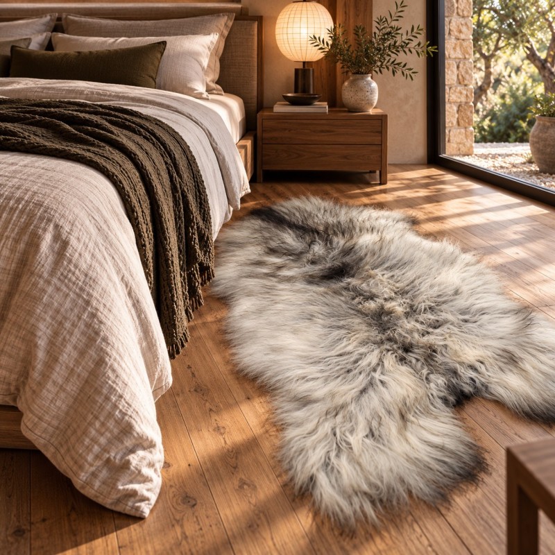 Two-Tone Icelandic Sheepskins | Natural Sheepskin Rugs