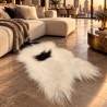 Ivory White Pure Sheepskin Vloerkleed | Natuurlijk Wit IJslands Schapenvacht Vloerkleed