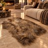 Tapis en Peau de Mouton Ivoire Blanc Pur | Tapis en Peau de Mouton Islandais Blanc Naturel
