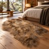 Natural Icelandic Sheepskin Rugs | Large Brown Icelandic Sheepskin