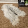 Tapis en Peau de Mouton Ivoire Blanc Pur | Tapis en Peau de Mouton Islandais Blanc Naturel