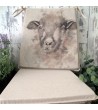 Sheep reversible tapered seat pads