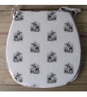 Small Rabbits reversible classic D seat pads