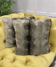 Richmond Pink Faux Fur Cushion