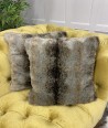 Richmond Pink Faux Fur Cushion