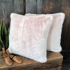 Richmond Pink Faux Fur Cushion