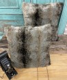 Richmond Pink Faux Fur Cushion