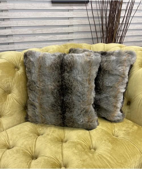 Red Fox Faux Fur Cushion