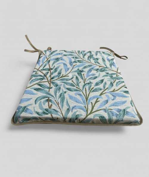William Morris patterned tapered seat pads