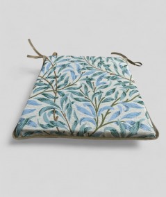 William Morris patterned tapered seat pads