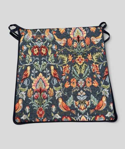 William Denim Tapestry Tapered Seat Pads