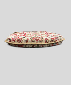 Extra thick multicoloured D shaped seat pads