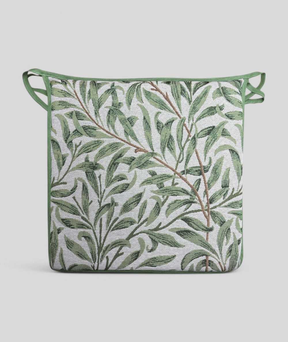 Square Seat Pads Willow Bough Sage Tapestry