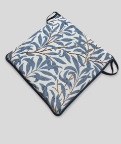 Square Chair Pads Willow Bough Azure Tapestry