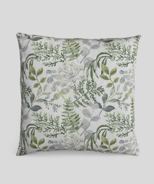 Green & Grey Floral Cushions
