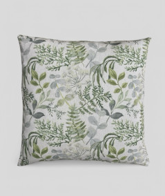 Green & Grey Floral Cushions