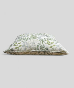 Green & Grey Floral Pillows