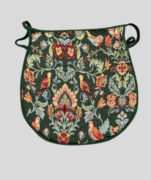 William Green Tapestry D Shaped Seat Pads