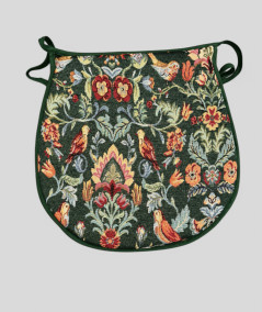 William Green Tapestry D Shaped Seat Pads